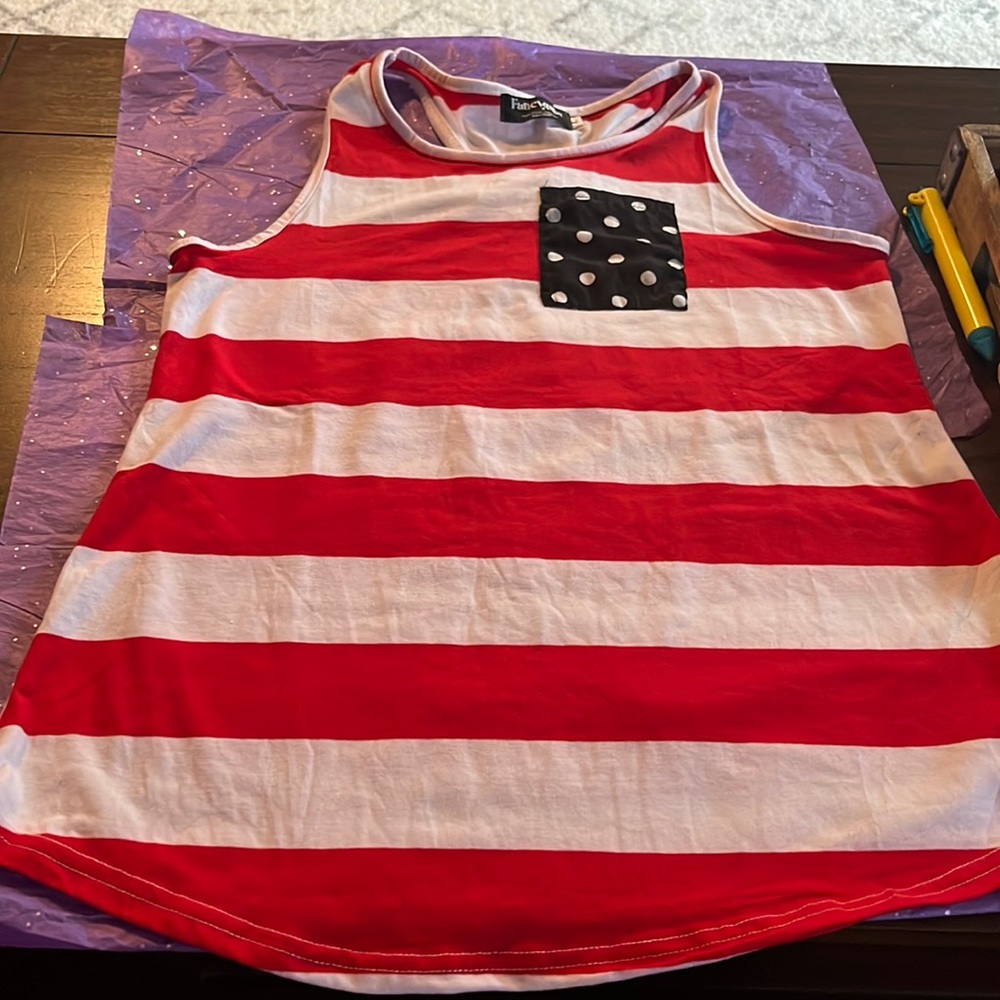 Cute tank perfect for 4th of July